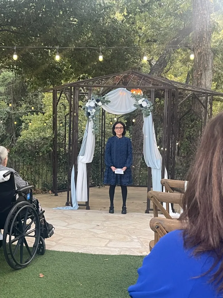 Diana in Wedding Archway